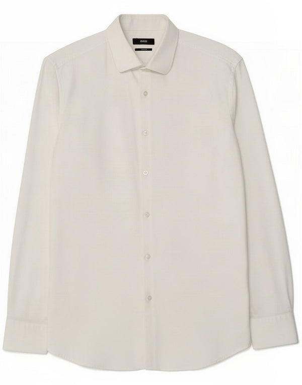 Hugo Boss Chemise Slim Fit pour homme Taille 41 16 Large Coton Blanc