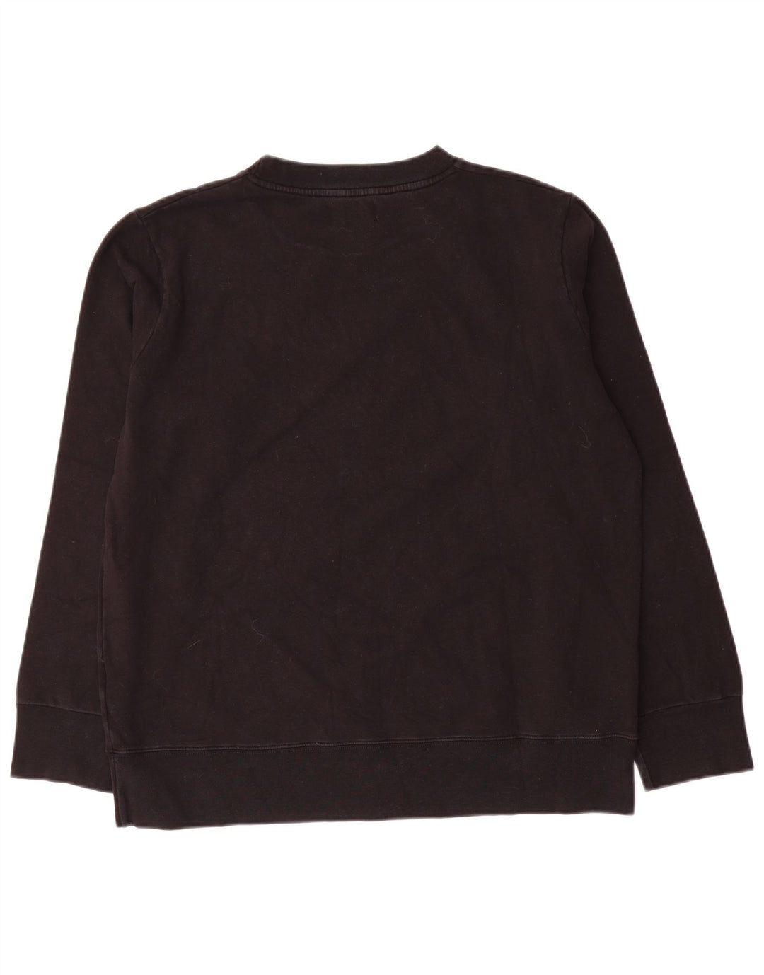 Converse Sweat-shirt graphique pour femme UK 16 Grand coton noir