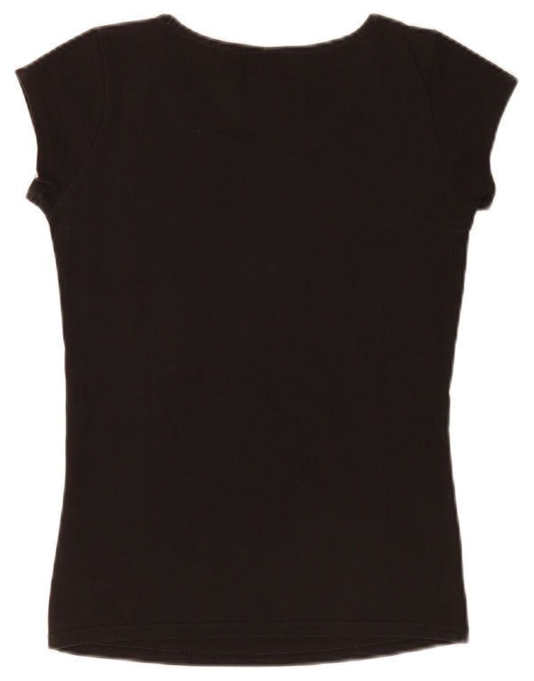 Nike T-shirt graphique pour femme UK 10/12 Noir moyen
