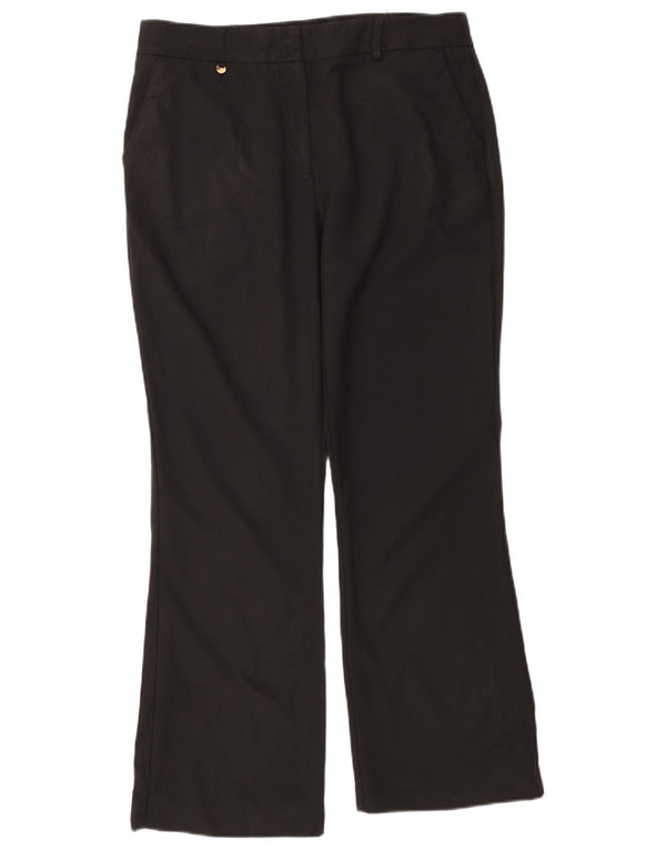 M&Co Pantalon décontracté bootcut pour femme UK 14 Large W36 L28 Noir Polyester
