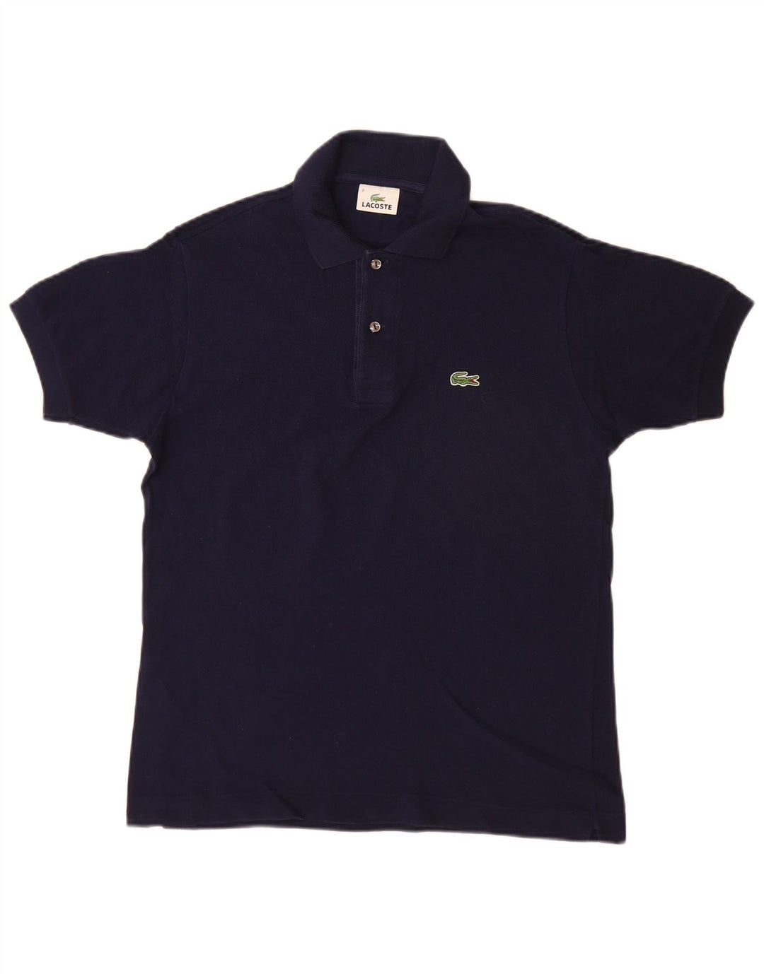 LACOSTE Polo Homme Taille 3 Petit Bleu Marine Coton