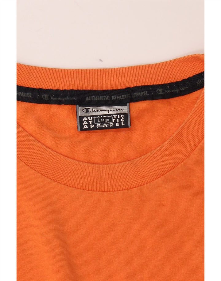 CHAMPION T-Shirt Homme Grand Orange