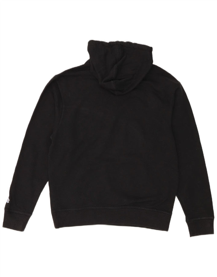 Champion Pull à capuche pour homme en coton noir moyen