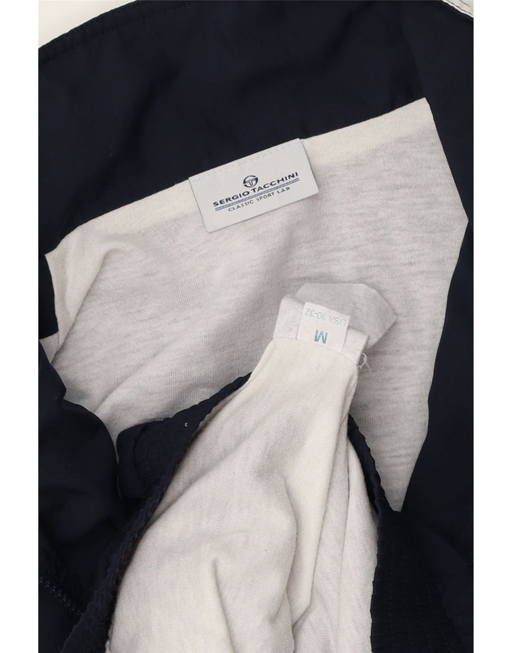 Sergio Tacchini Veste De Survêtement Homme Bleu Marine Moyen Colourblock
