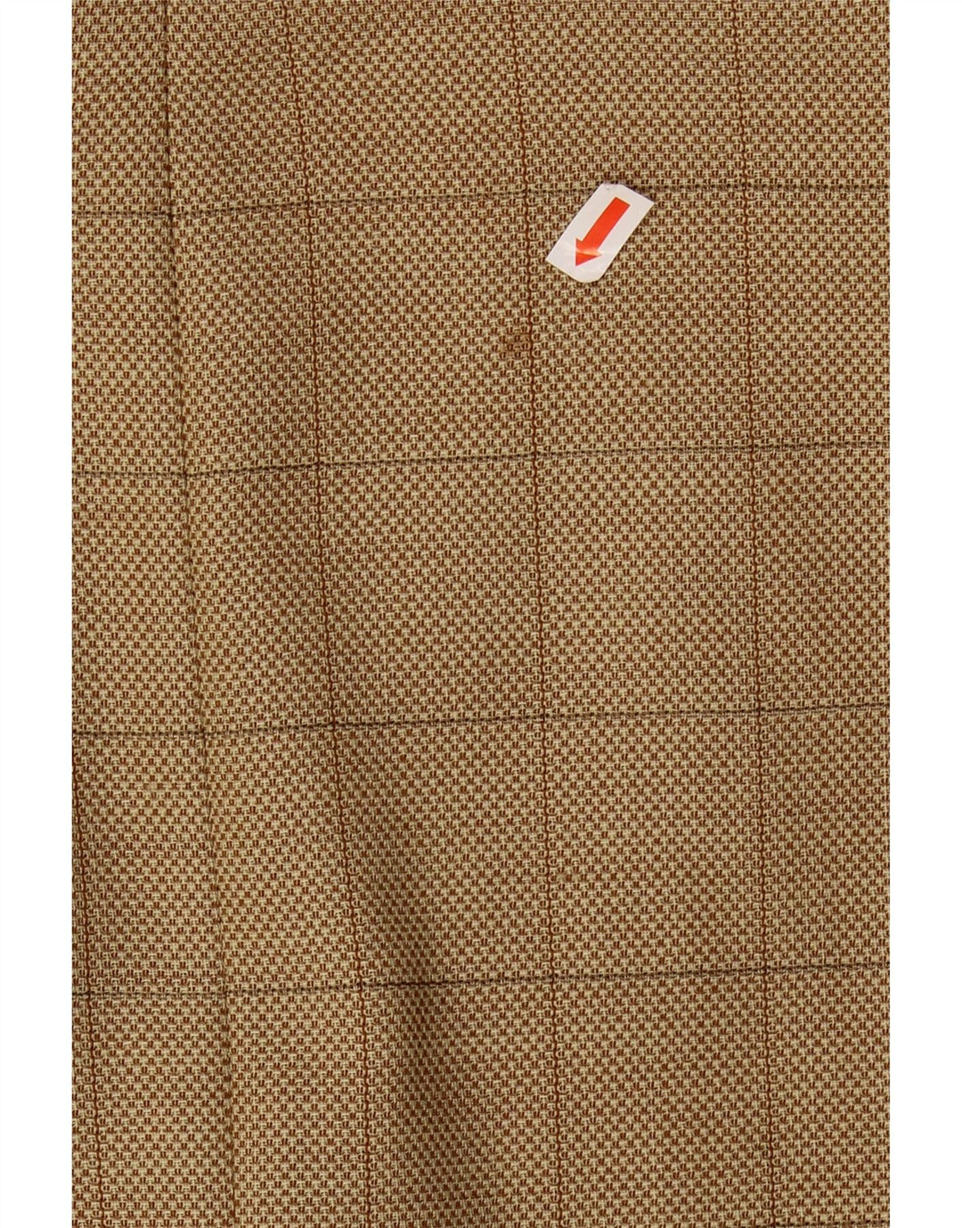 DOUGLAS Mens 3 Button Blazer Jacket UK 38 Medium Beige Check