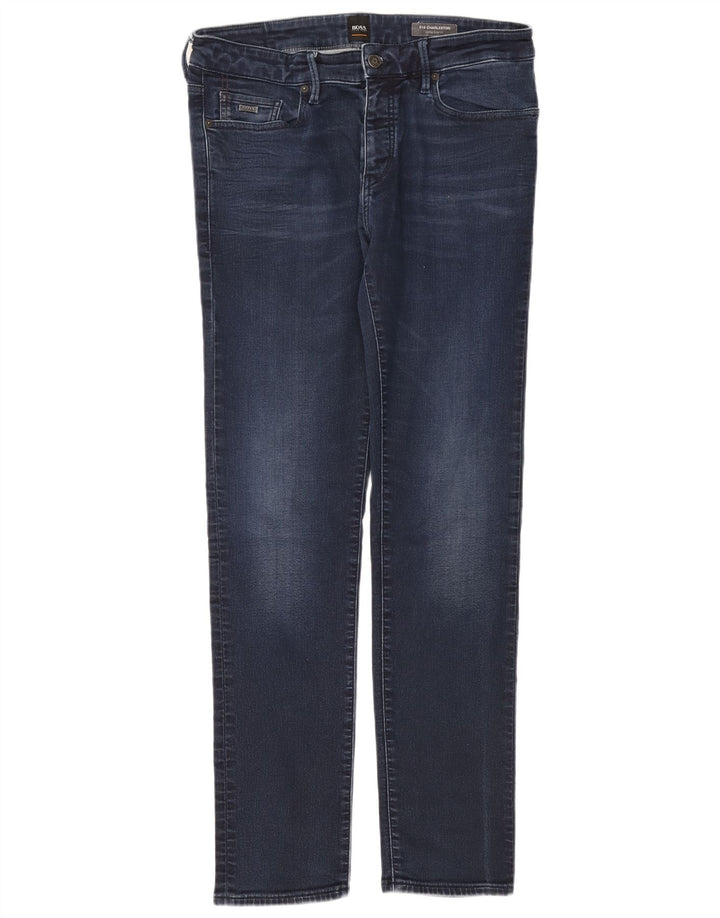 HUGO BOSS Jean Skinny Charleston W36 L34 Homme Bleu Marine Coton