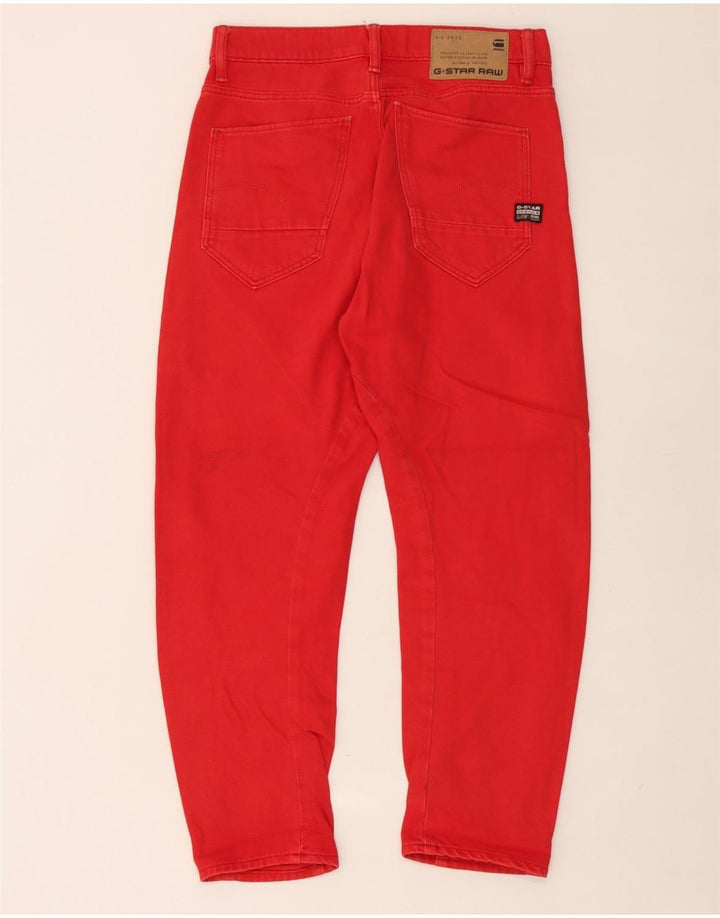 G-Star Jean court 3D Arc W25 L25 en coton rouge pour homme