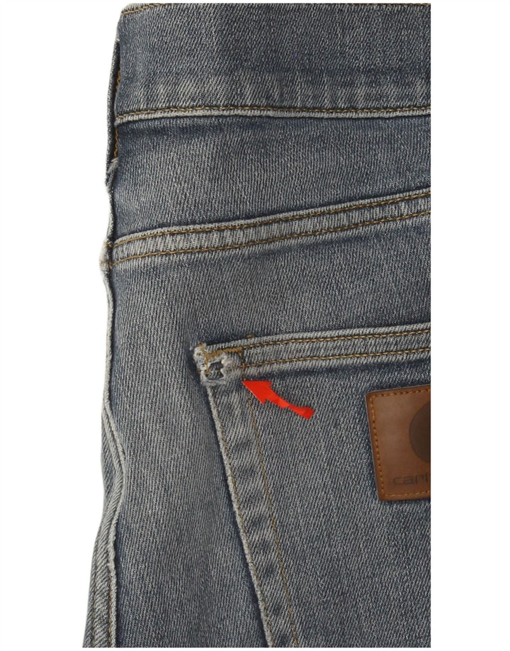 CARHARTT Jean Slim Homme W32 L27 Bleu Coton