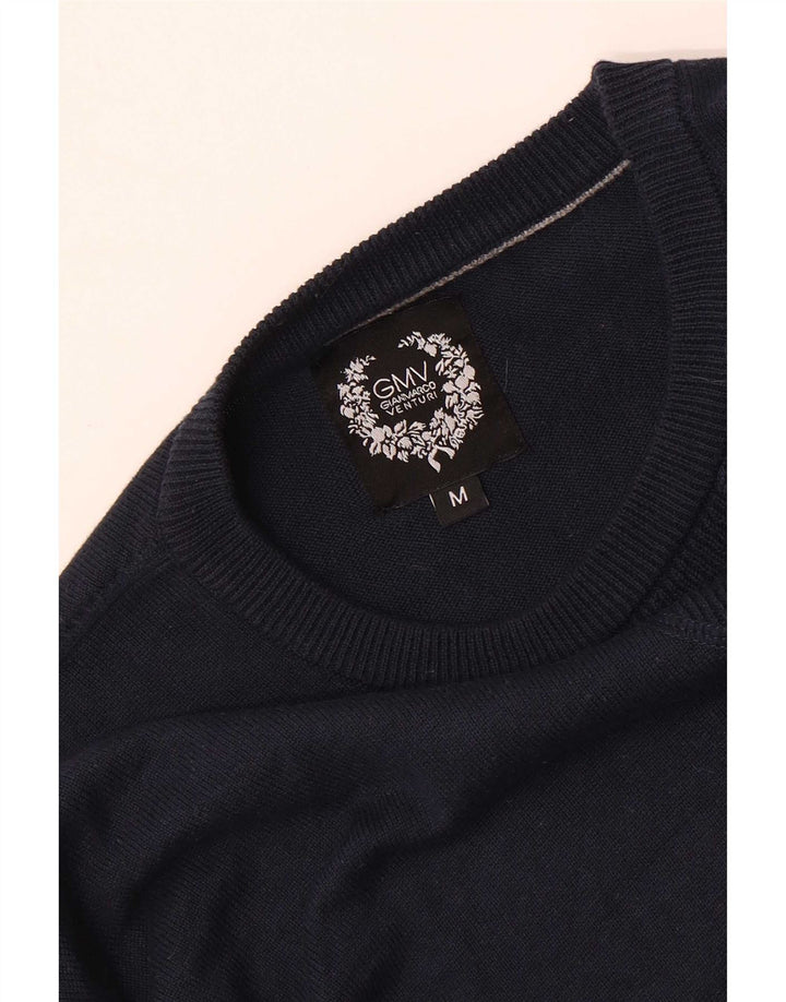 Gianmarco Venturi Pull col rond homme bleu marine moyen