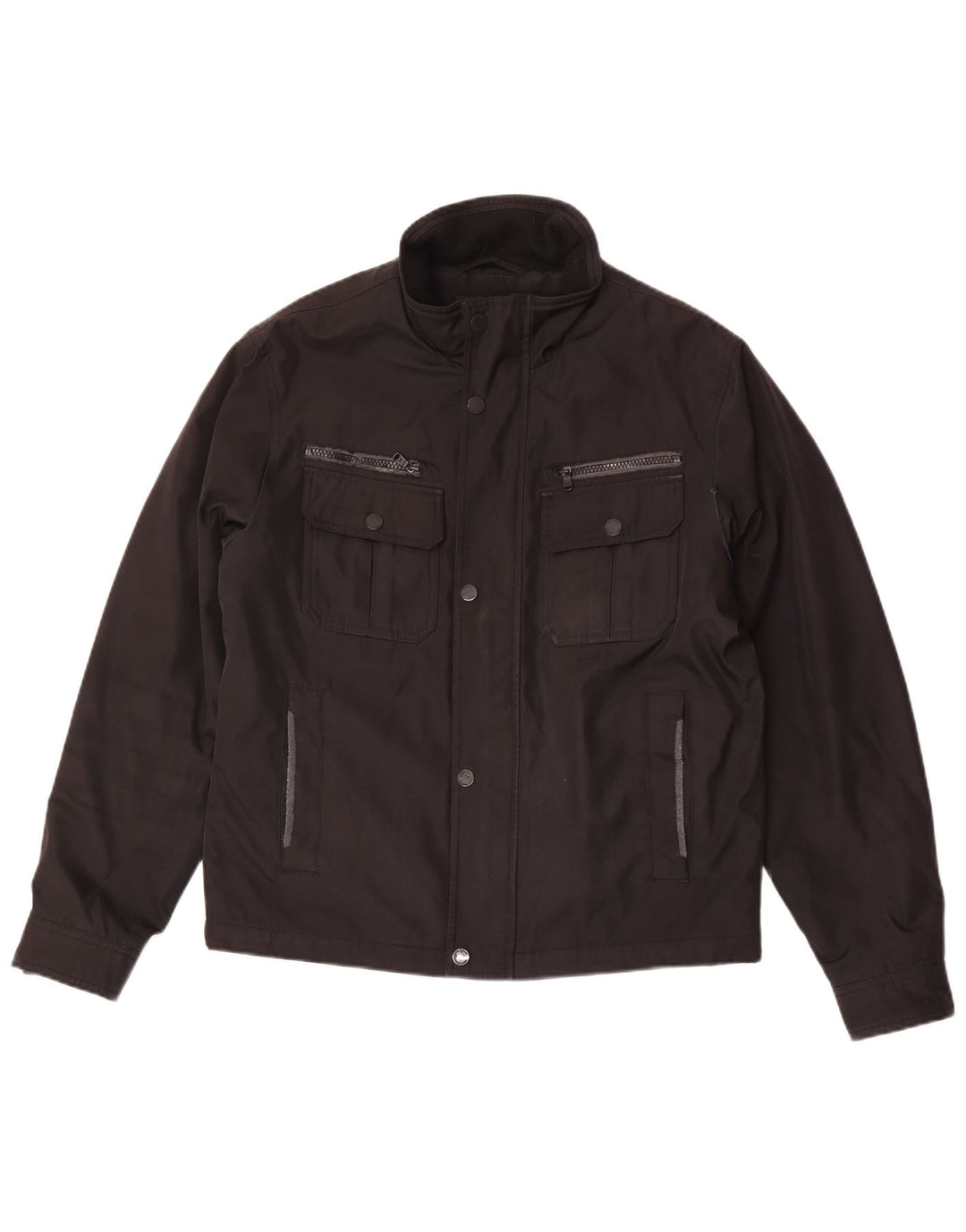 Michael Kors Veste utilitaire pour homme UK 38 Medium Noir Polyester