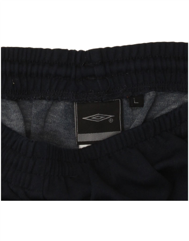 Umbro Pantalon de Survêtement Graphique Homme Bleu Marine Large