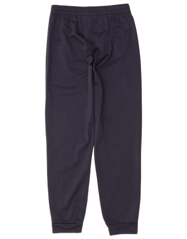 Adidas Boys Tracksuit Trousers Joggers 13-14 Years Navy Blue Polyester