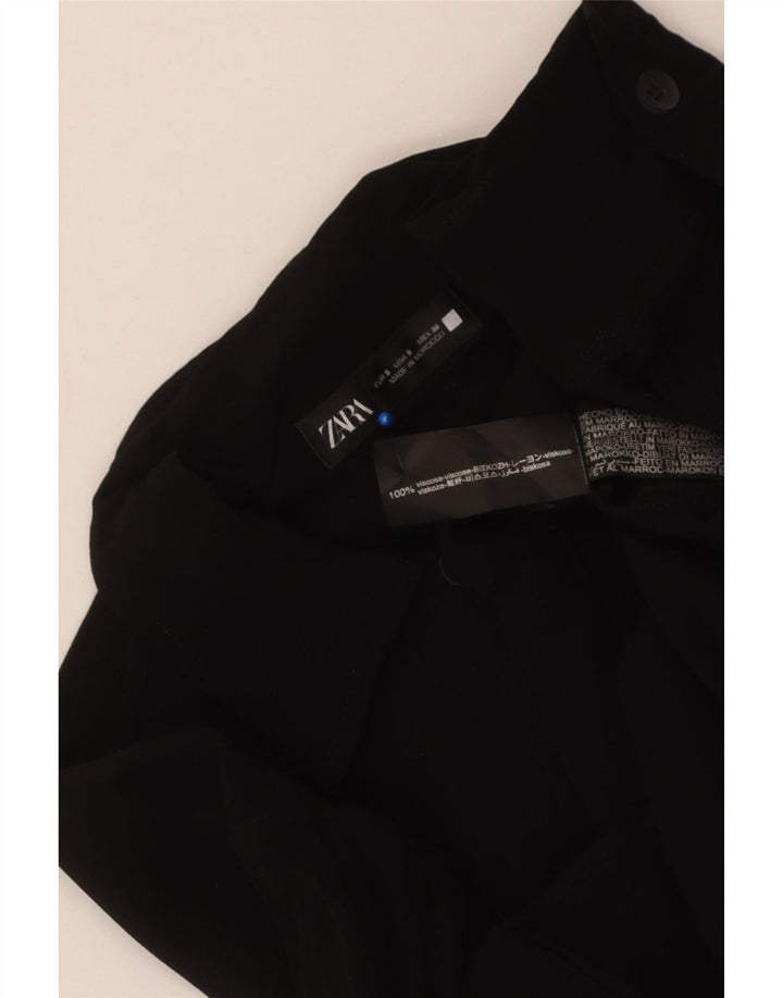 Chemise Zara Homme Petite Viscose Noire