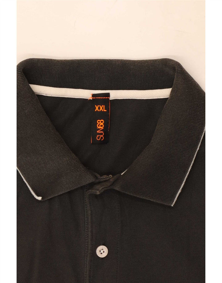Sun68 Polo homme 2XL Gris