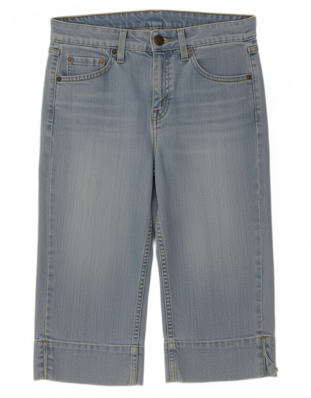 Levi's Bermuda Denim Femme US 9 Medium W32 Bleu Ramie
