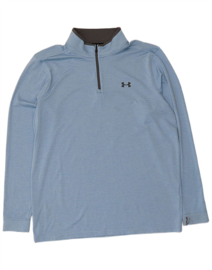 Under Armour Haut de Survêtement Heat Gear Pull Homme Grand Bleu Moucheté