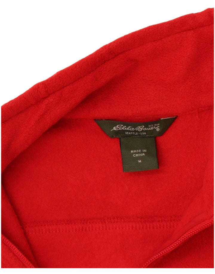 Eddie Bauer Gilet polaire pour femme UK 14 Rouge moyen Polyester