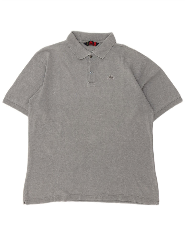Kappa Polo Homme Grand Gris Coton
