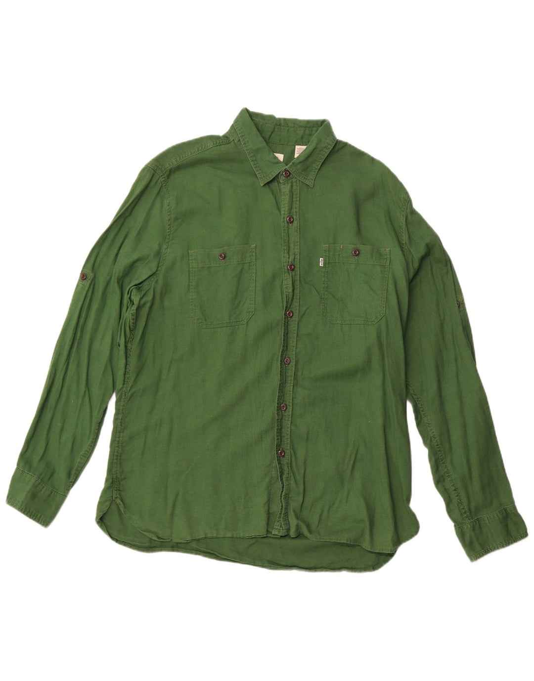 LEVI'S Chemise Femme UK 18 XL Vert Coton