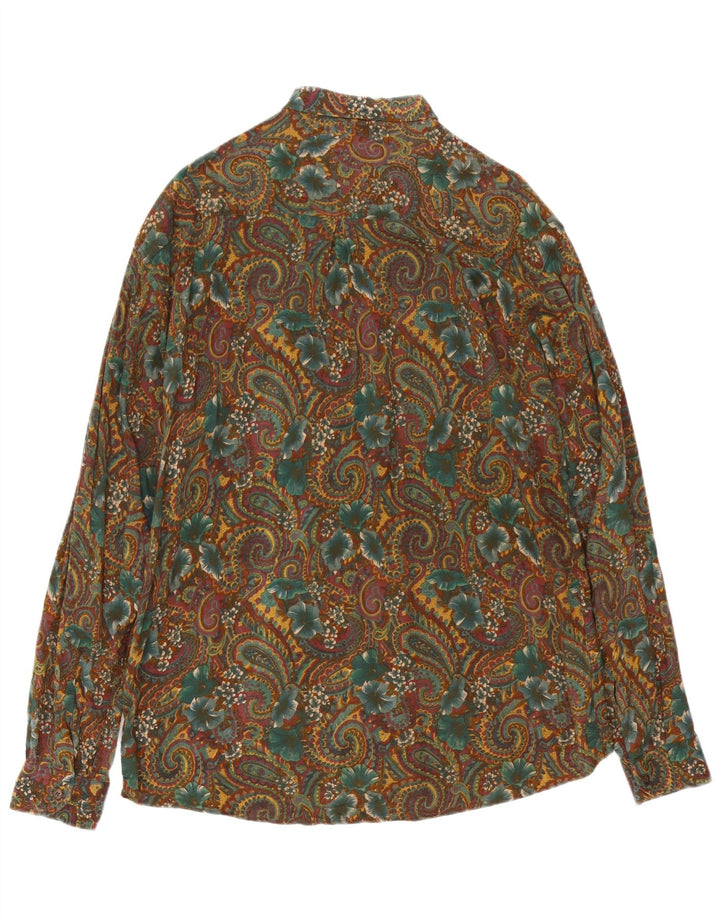 Chemise homme vintage Grand Kaki Paisley
