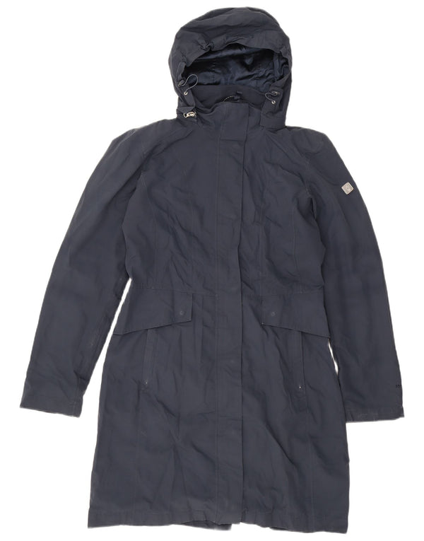 The North Face Imperméable à capuche pour femme UK 14 Medium Bleu marine Polyester