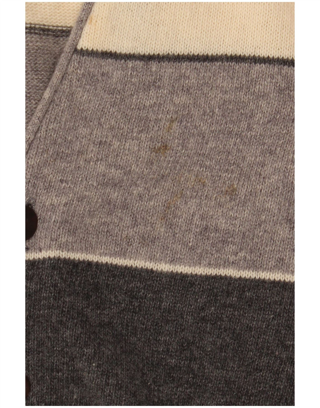 Brian Scott Pull cardigan coupe ample pour homme IT 50 Gris moyen rayé