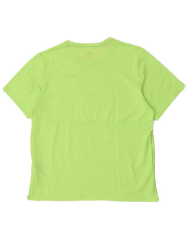 Nike Hommes Dri Fit Running T-Shirt Haut Large Vert Polyester
