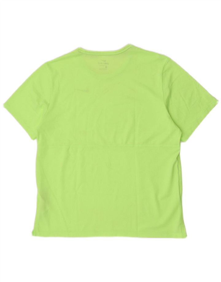 Nike Hommes Dri Fit Running T-Shirt Haut Large Vert Polyester