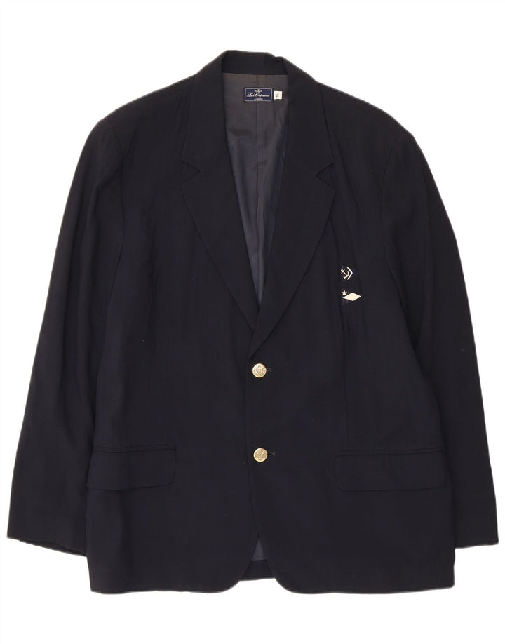 LES COPAINS Veste Blazer 2 Boutons Garçon 15-16 ans Bleu Marine Viscose
