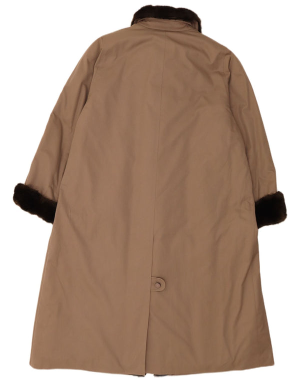Valmeline Manteau Femme UK 20 2XL Marron Polyester