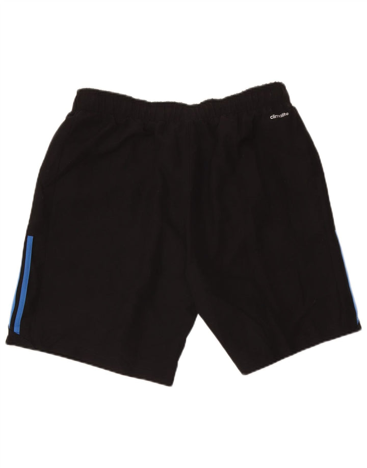 Adidas Short de sport Climalite pour homme, grand, noir, polyester