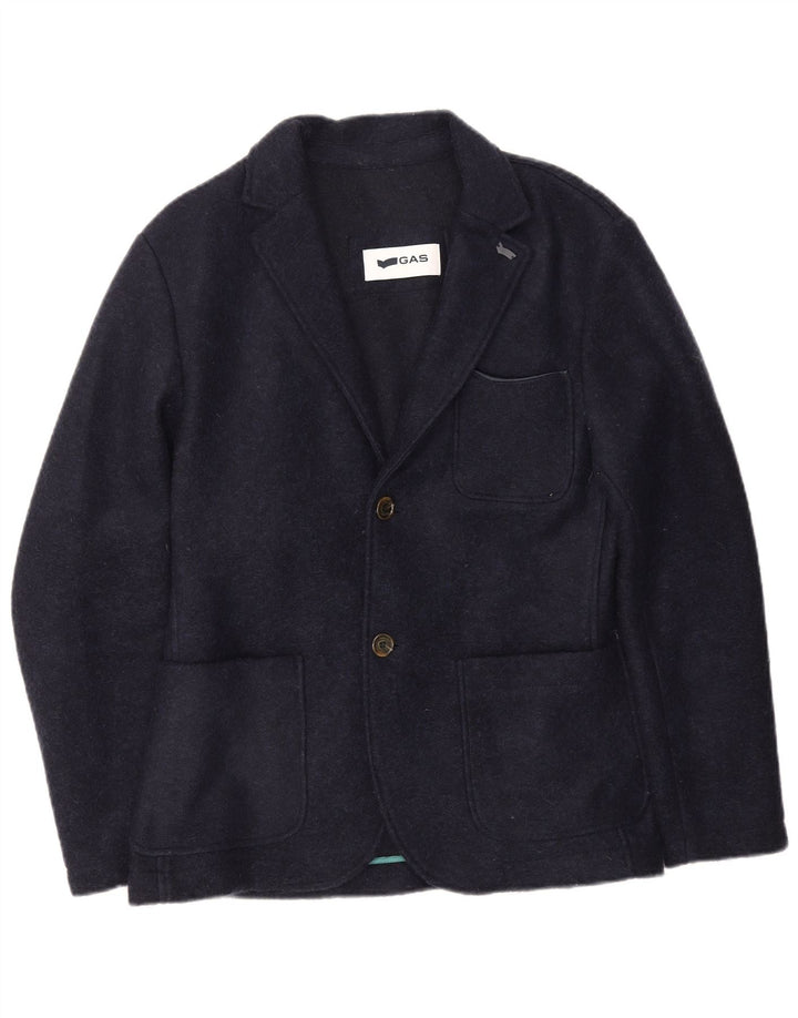 Gas Veste Blazer 2 Boutons Homme IT 48 Bleu Marine Moyen