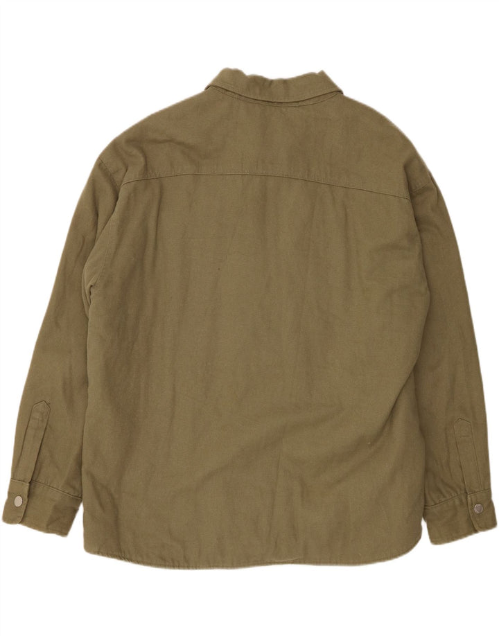 Zara Veste utilitaire pour homme UK 42 XL Coton kaki