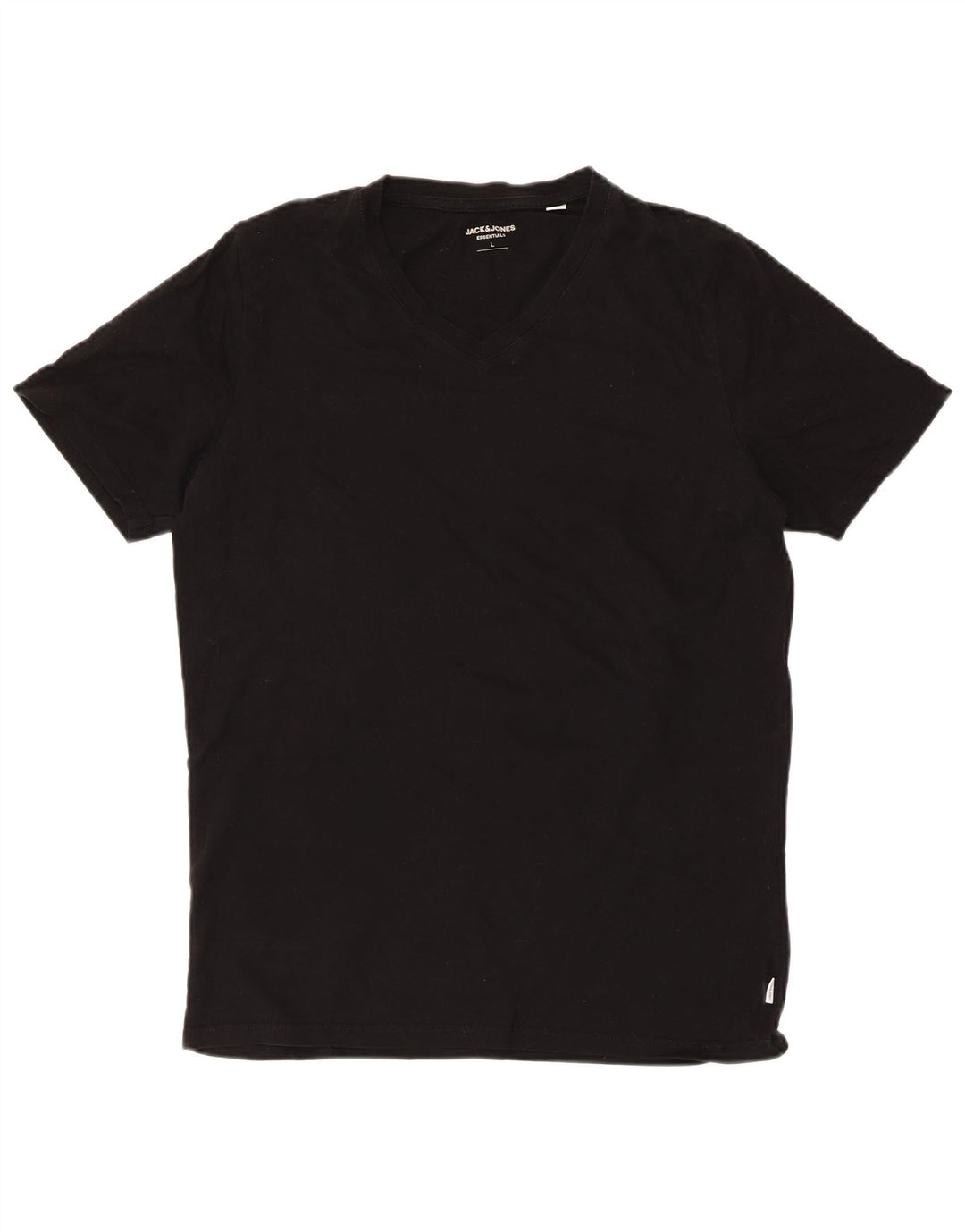JACK & JONES T-Shirt Homme Haut Large Noir Coton