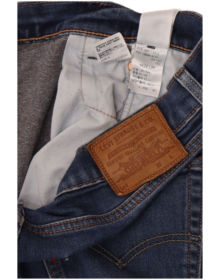 Levi's Jean Slim Homme W36 L34 Bleu Coton