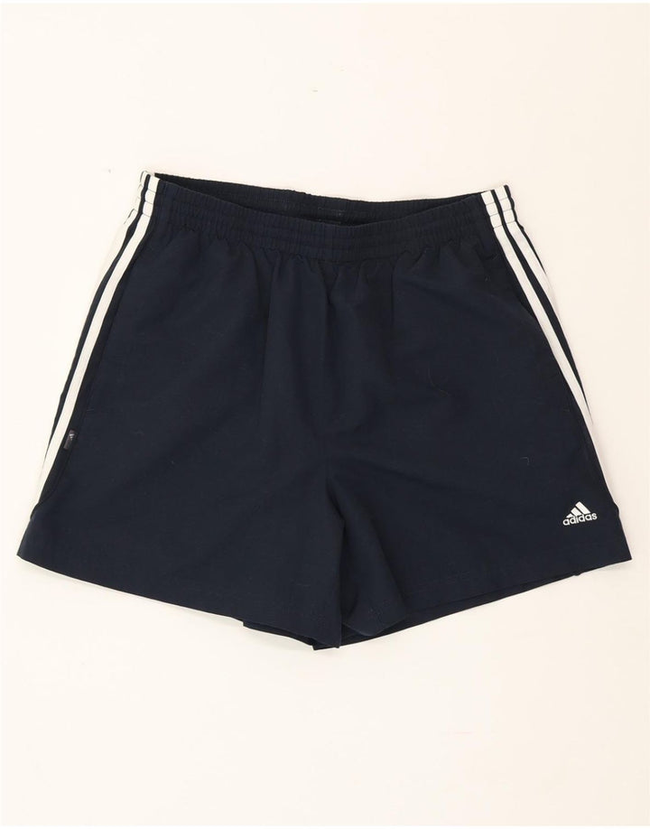 ADIDAS Short de sport pour hommes, grand, bleu marine, polyester