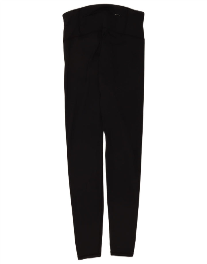 Superdry Leggings Graphiques Femme UK 10 Petit Noir Polyester