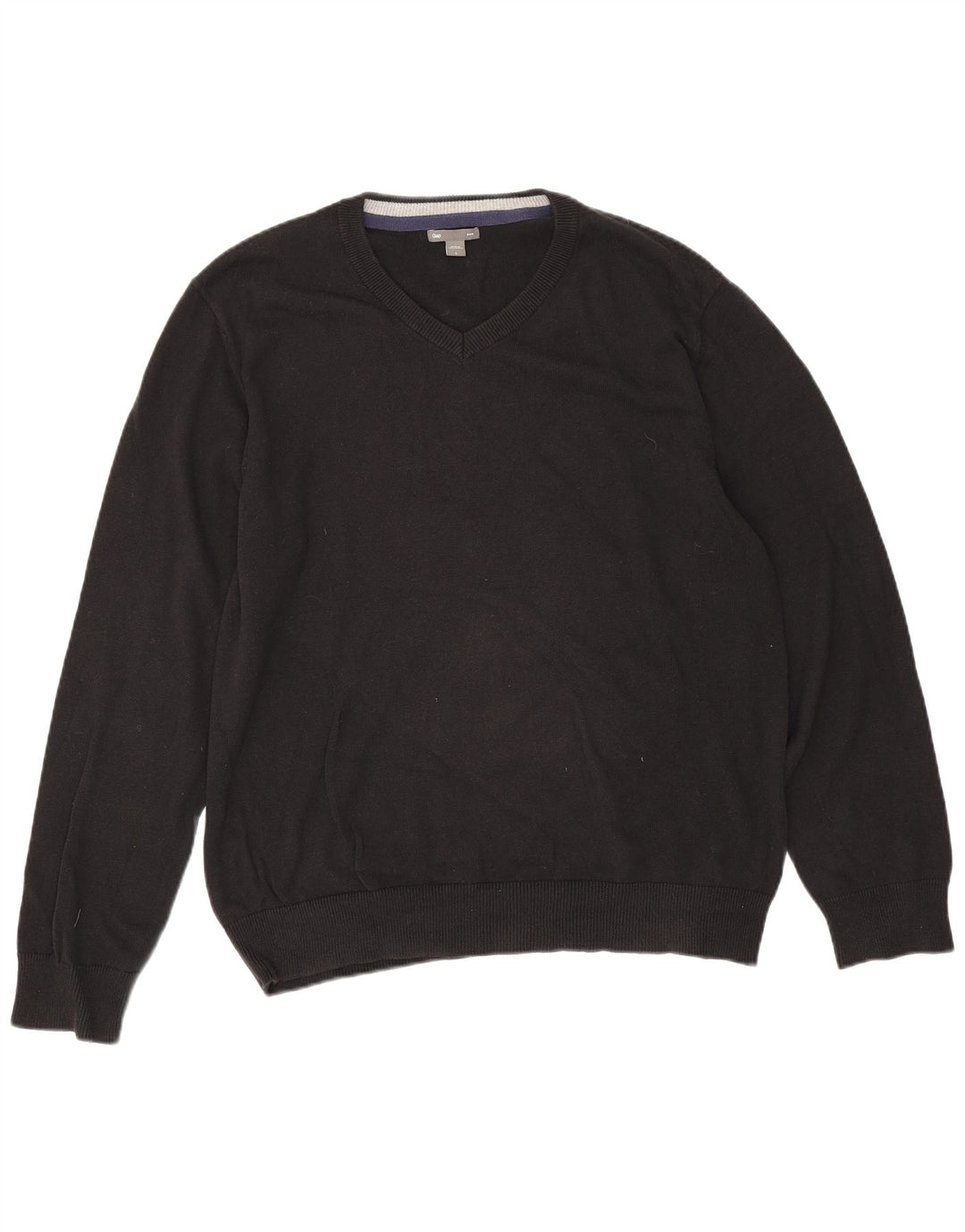 Gap Pull Col V Homme Grand Noir Coton