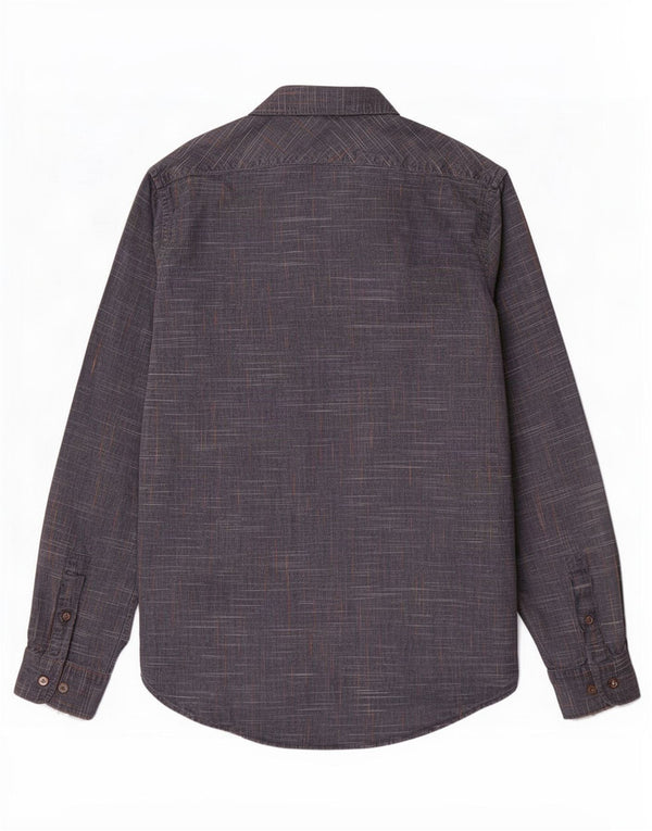 Paul Smith Chemise coupe classique pour homme en coton moucheté bleu marine Small