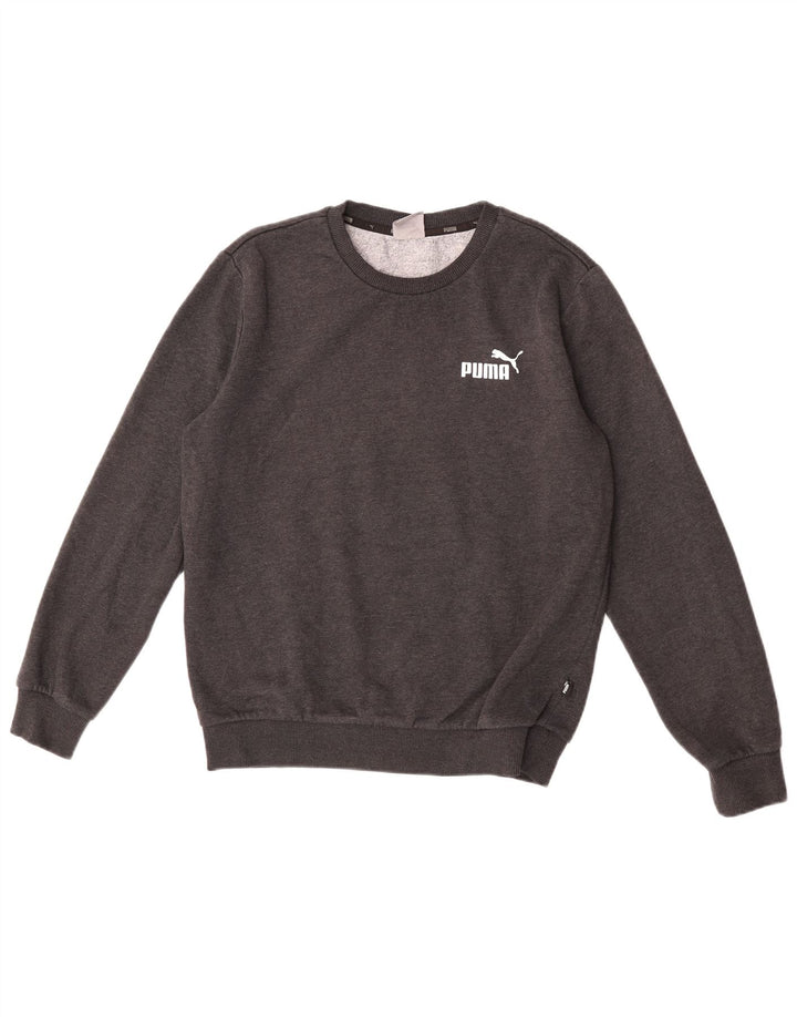 Puma Sweat-shirt pour homme en coton gris Small