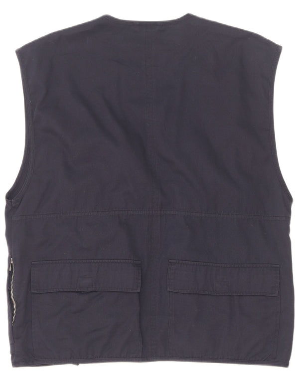 Master Gilet utilitaire pour homme UK 42 XL Bleu marine Polyester