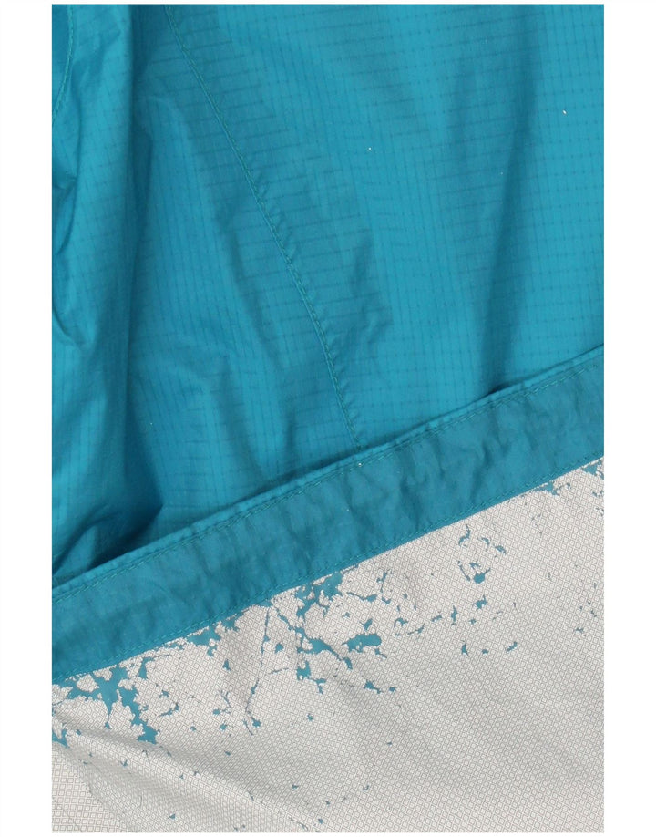 Marmot Veste de pluie à capuche pour femme UK 16 Large Bleu Nylon