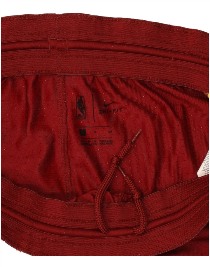 Nike Short de sport pour homme Petit polyester color block bordeaux