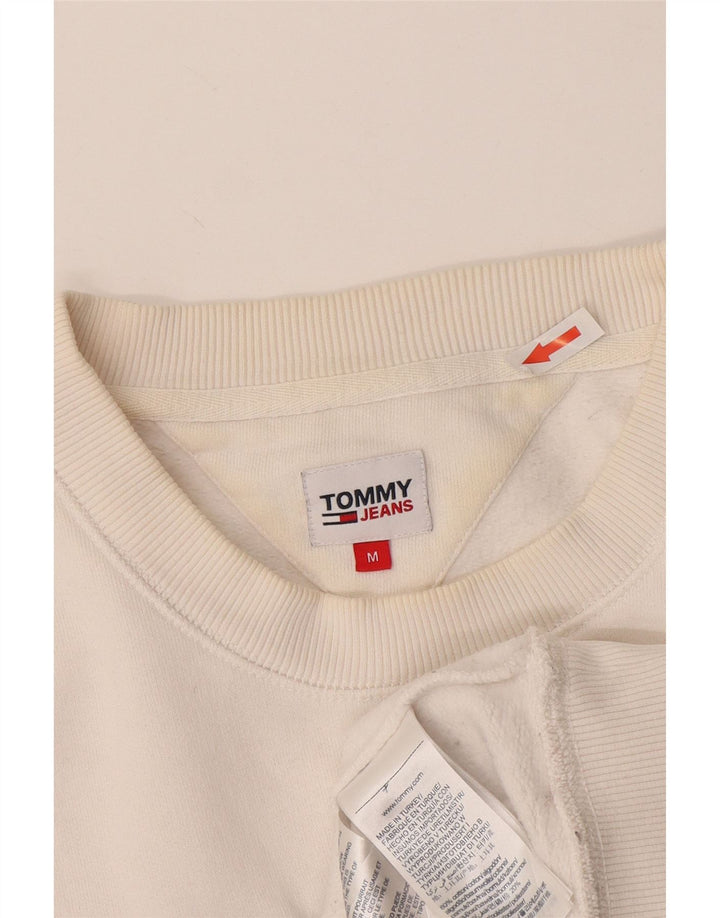 Tommy Hilfiger Sweat-shirt graphique pour homme en coton blanc moyen
