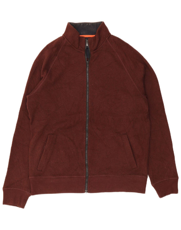 John Lewis Veste de survêtement pour homme en polyester bordeaux moyen