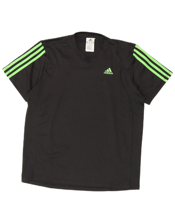 ADIDAS T-Shirt Climalite Homme Noir Moyen Polyester