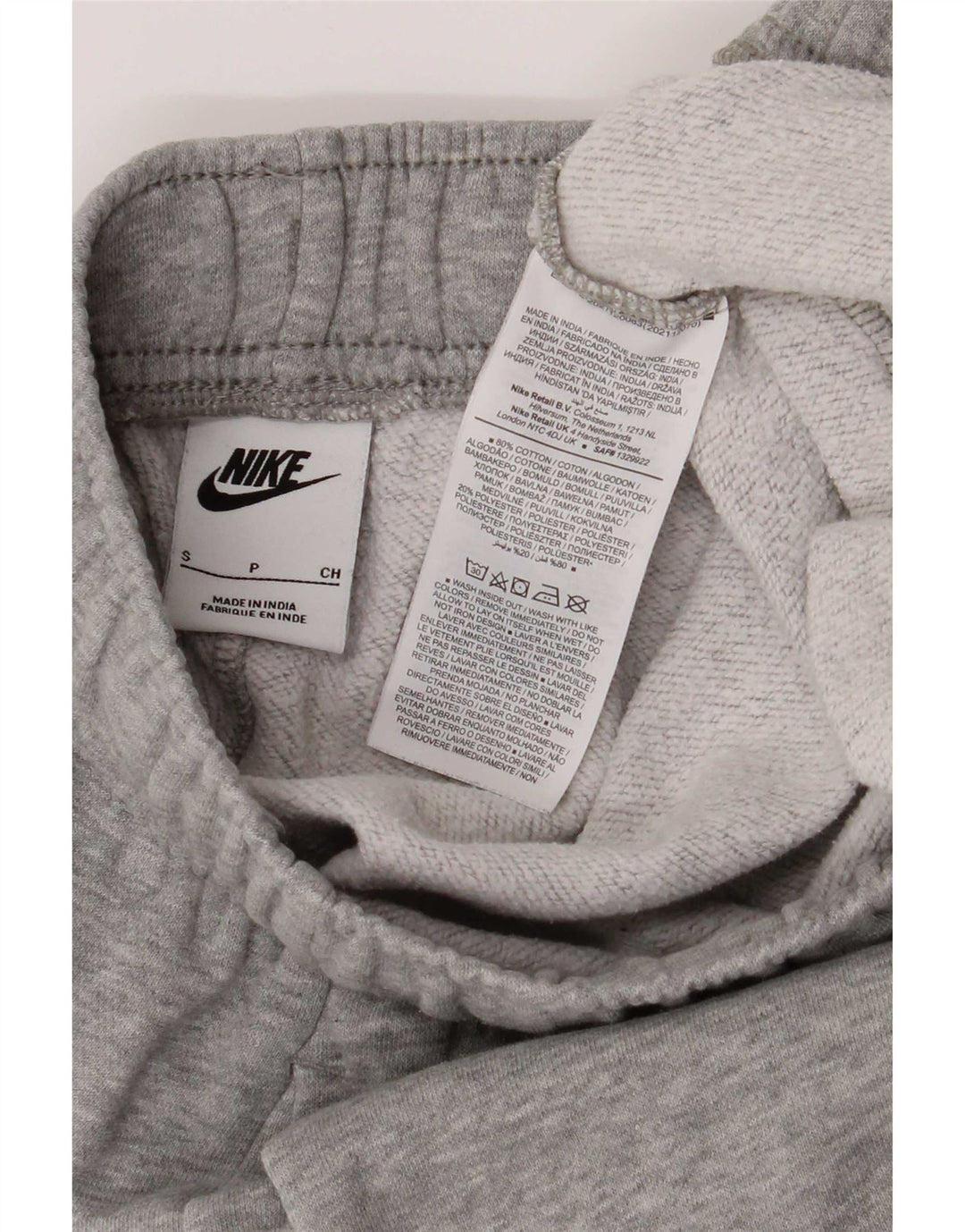 Nike Pantalon de survêtement pour homme en coton gris Taille S