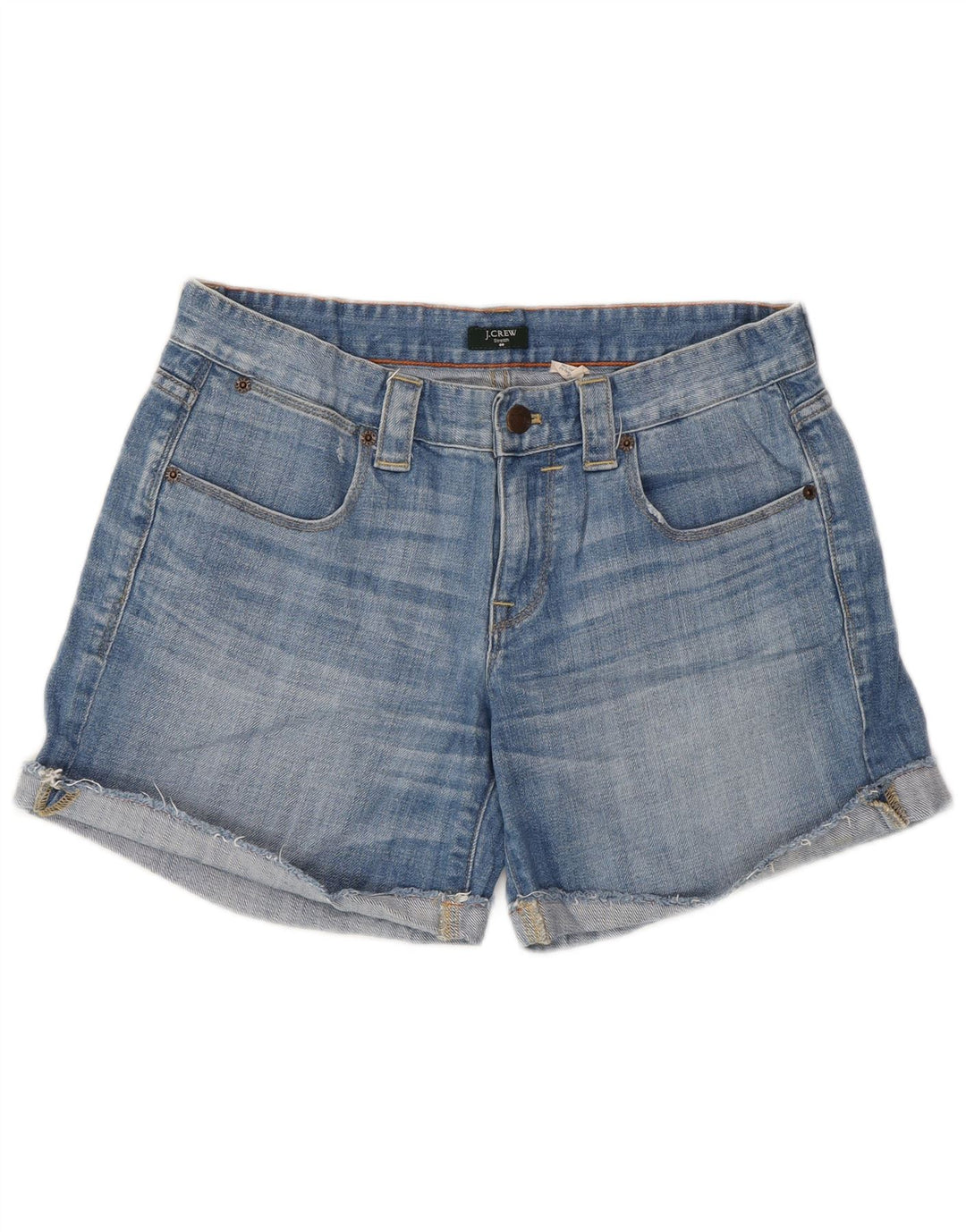 J. CREW Short en jean pour femme US 6 Medium W30 Bleu Coton