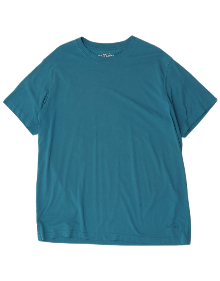 Eddie Bauer T-Shirt Homme Top XL Bleu Coton