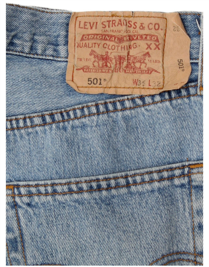 Levi's Jean Droit 501 Homme Bleu W36 L32 Coton